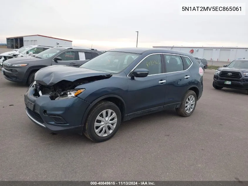 5N1AT2MV5EC865061 2014 Nissan Rogue S