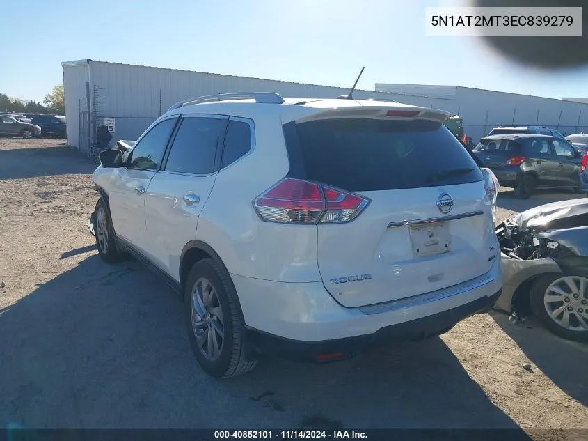 5N1AT2MT3EC839279 2014 Nissan Rogue Sl