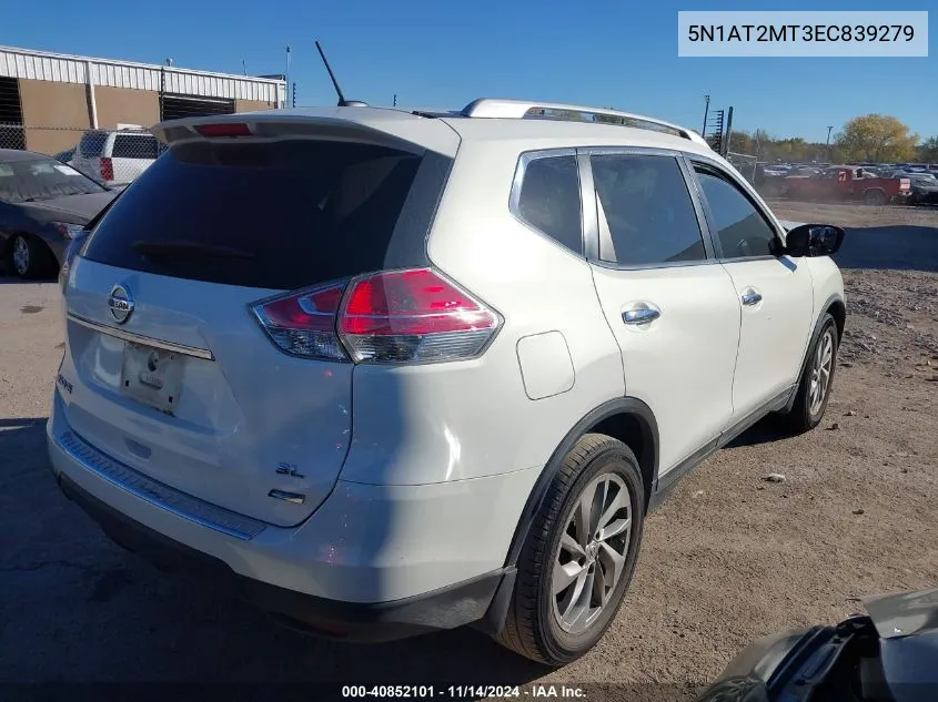 5N1AT2MT3EC839279 2014 Nissan Rogue Sl