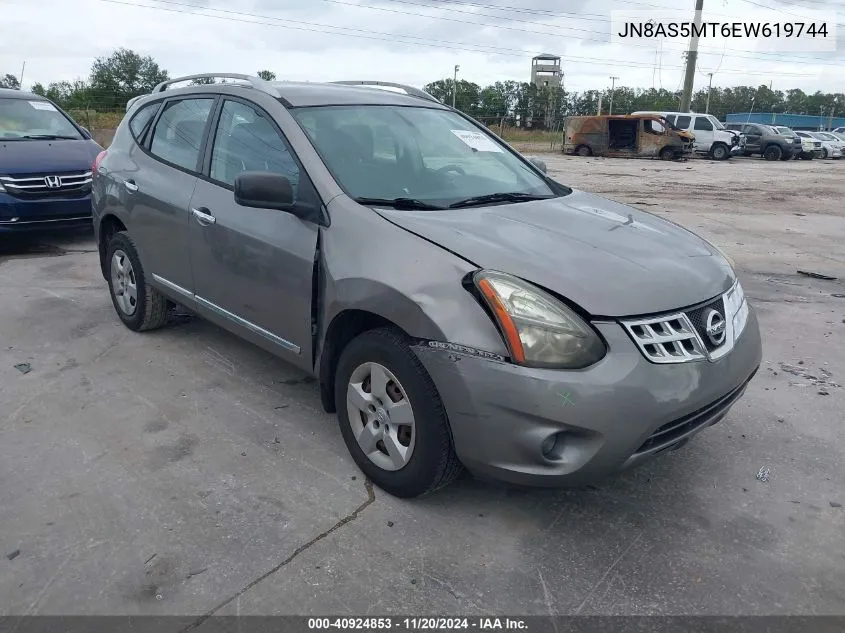 2014 Nissan Rogue Select S VIN: JN8AS5MT6EW619744 Lot: 40924853