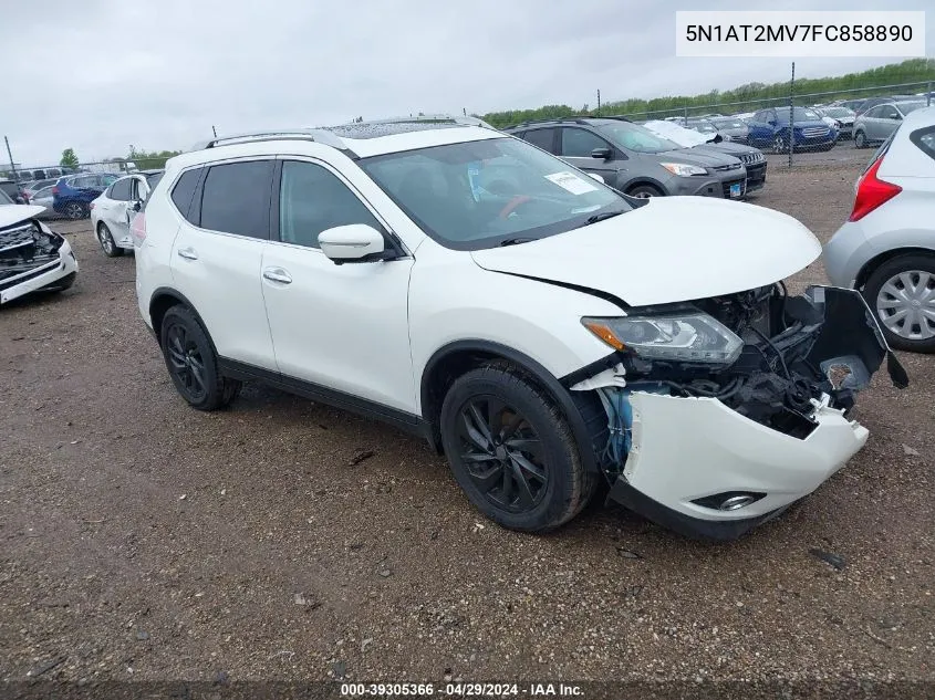 5N1AT2MV7FC858890 2015 Nissan Rogue Sl