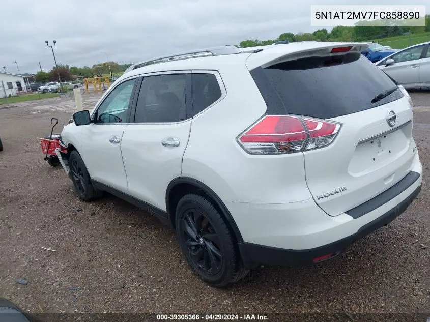 5N1AT2MV7FC858890 2015 Nissan Rogue Sl