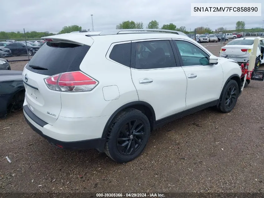 5N1AT2MV7FC858890 2015 Nissan Rogue Sl