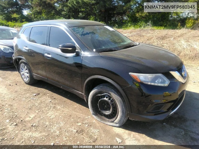 2015 Nissan Rogue S VIN: KNMAT2MV9FP580345 Lot: 39348899