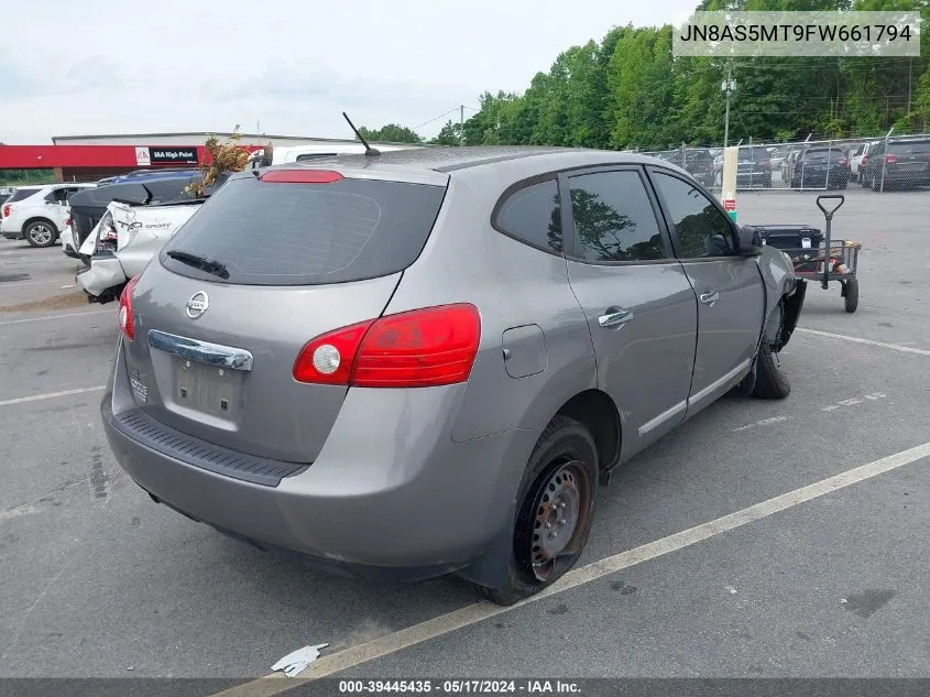 2015 Nissan Rogue Select S VIN: JN8AS5MT9FW661794 Lot: 39445435