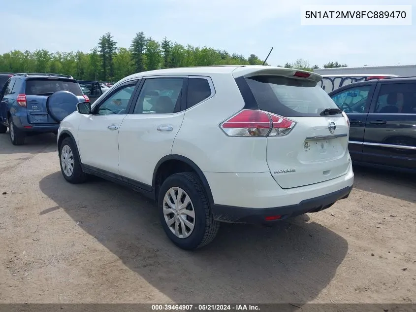 2015 Nissan Rogue S VIN: 5N1AT2MV8FC889470 Lot: 39464907