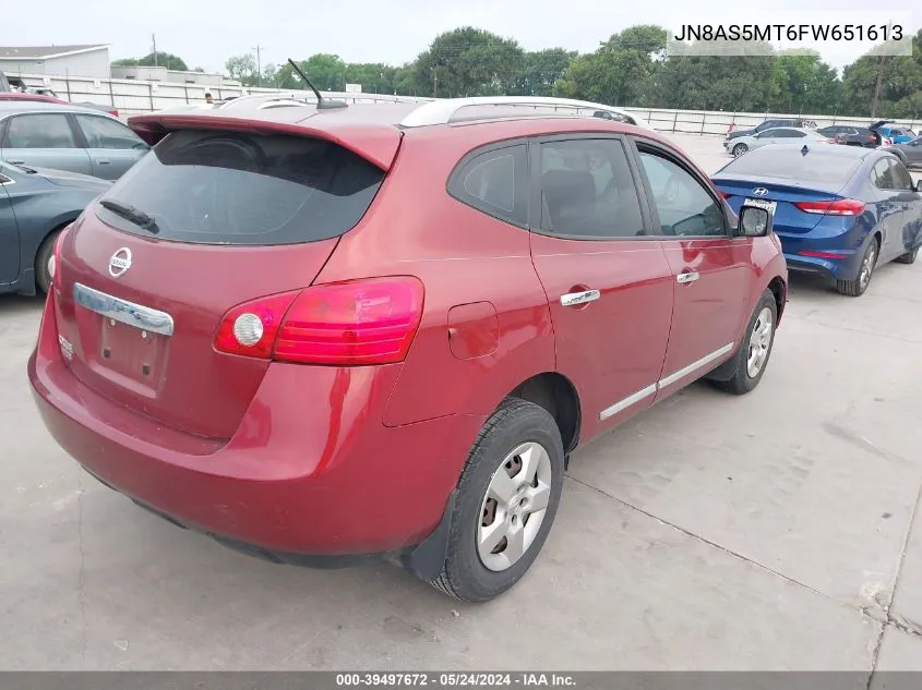 JN8AS5MT6FW651613 2015 Nissan Rogue Select S