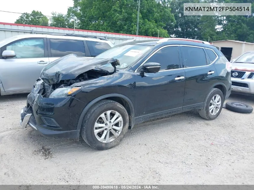 KNMAT2MT2FP504514 2015 Nissan Rogue Sv