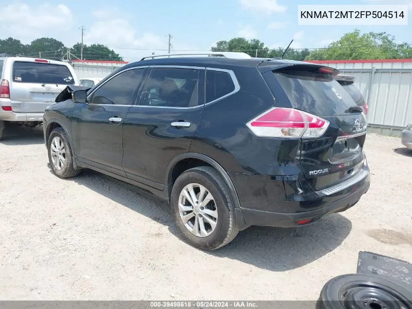 KNMAT2MT2FP504514 2015 Nissan Rogue Sv