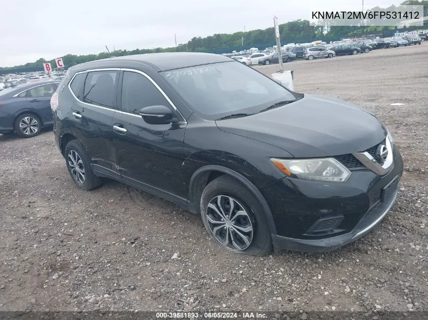 KNMAT2MV6FP531412 2015 Nissan Rogue S