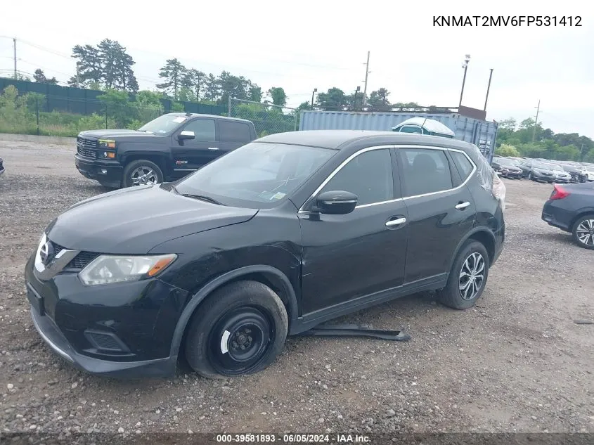 KNMAT2MV6FP531412 2015 Nissan Rogue S