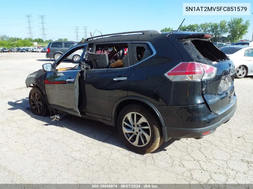 5N1AT2MV5FC851579 2015 Nissan Rogue Sl