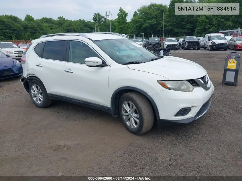 2015 Nissan Rogue S/Sl/Sv VIN: 5N1AT2MT5FT884614 Lot: 39642600