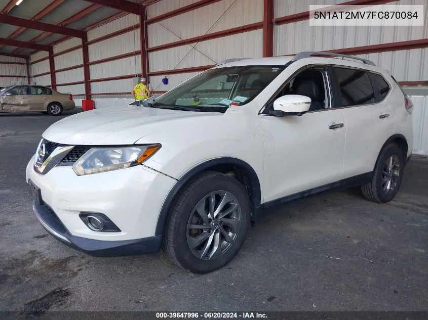 5N1AT2MV7FC870084 2015 Nissan Rogue Sl