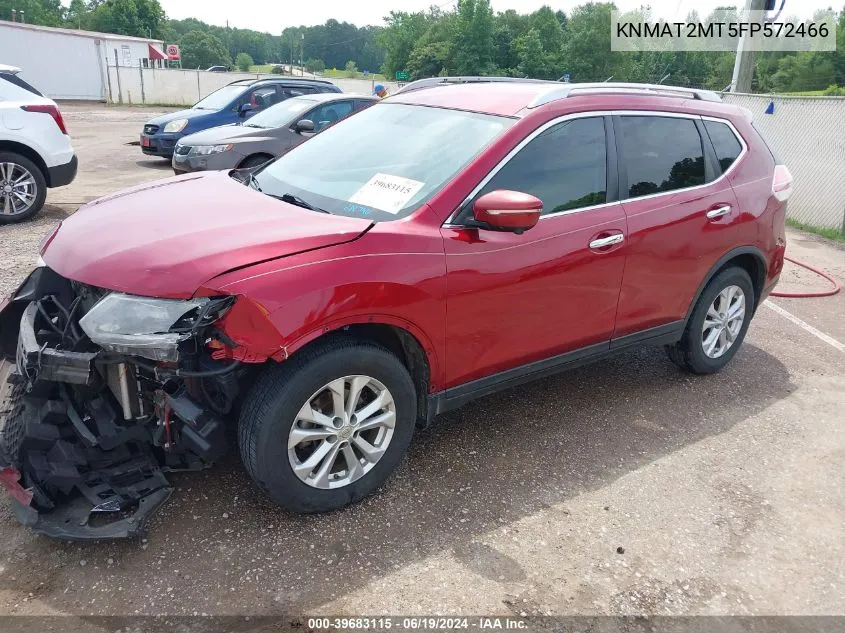 KNMAT2MT5FP572466 2015 Nissan Rogue Sv