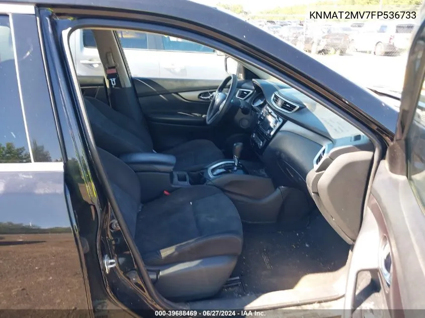 KNMAT2MV7FP536733 2015 Nissan Rogue Sv