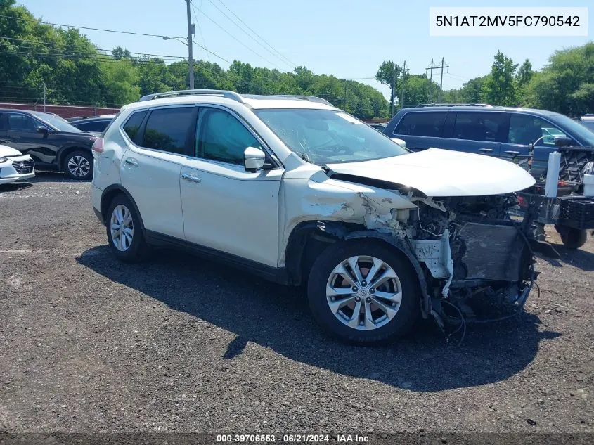 2015 Nissan Rogue Sv VIN: 5N1AT2MV5FC790542 Lot: 39706553