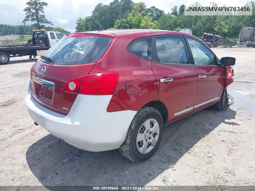 2015 Nissan Rogue Select S VIN: JN8AS5MV4FW763456 Lot: 39708645