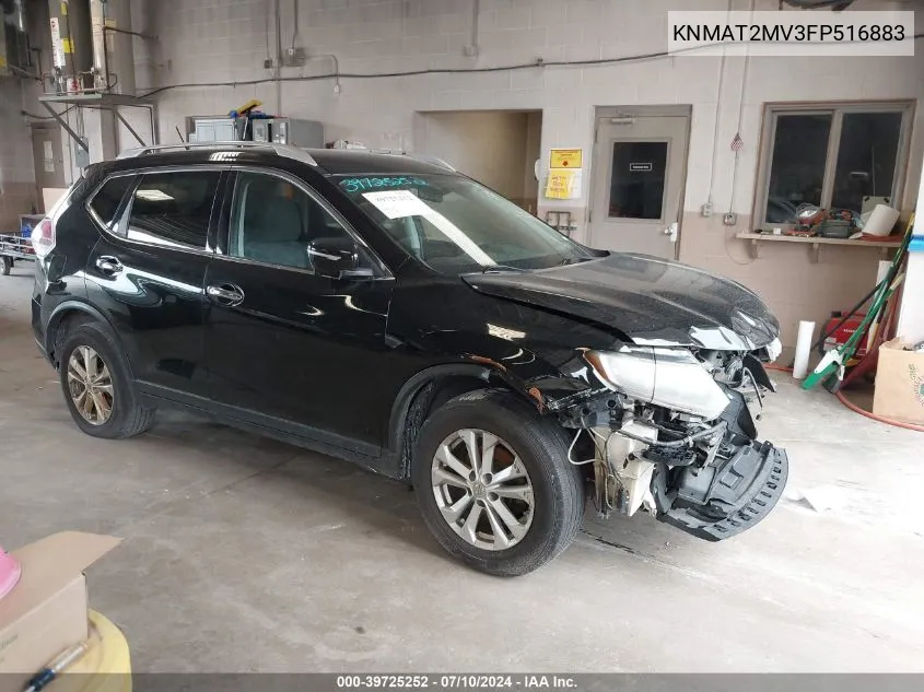 2015 Nissan Rogue Sv VIN: KNMAT2MV3FP516883 Lot: 39725252