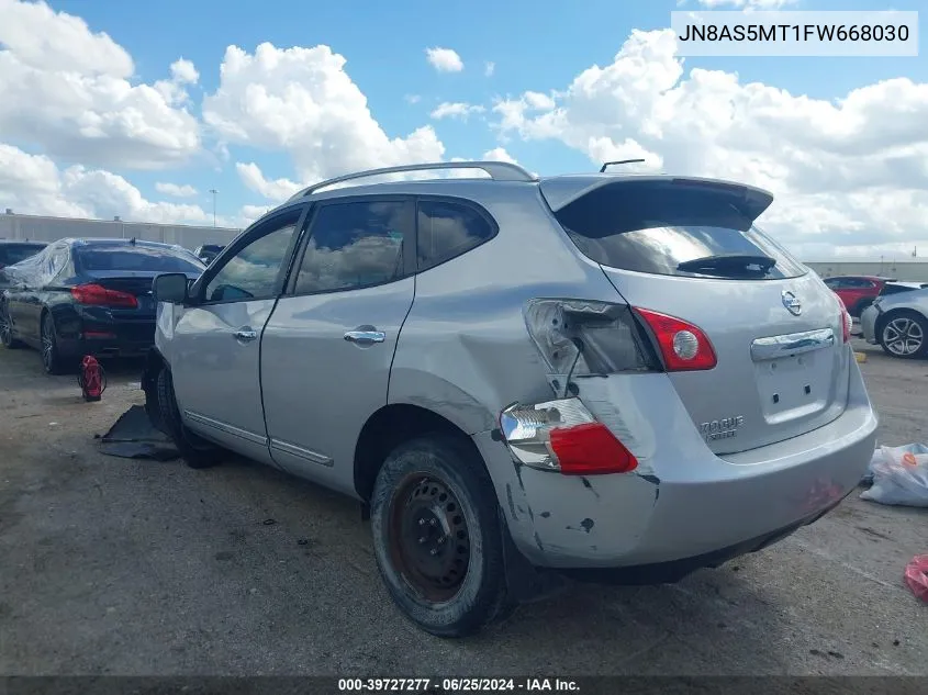 2015 Nissan Rogue Select S VIN: JN8AS5MT1FW668030 Lot: 39727277