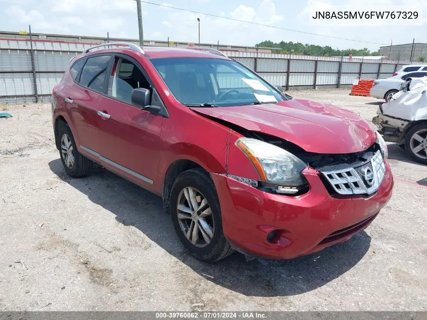 2015 Nissan Rogue Select S VIN: JN8AS5MV6FW767329 Lot: 39760862