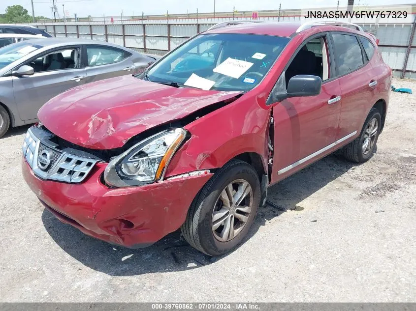 JN8AS5MV6FW767329 2015 Nissan Rogue Select S