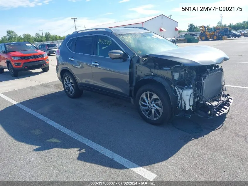 2015 Nissan Rogue Sl VIN: 5N1AT2MV7FC902175 Lot: 39783037