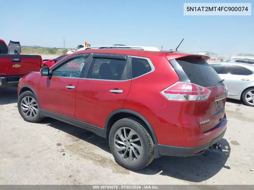 5N1AT2MT4FC900074 2015 Nissan Rogue Sl