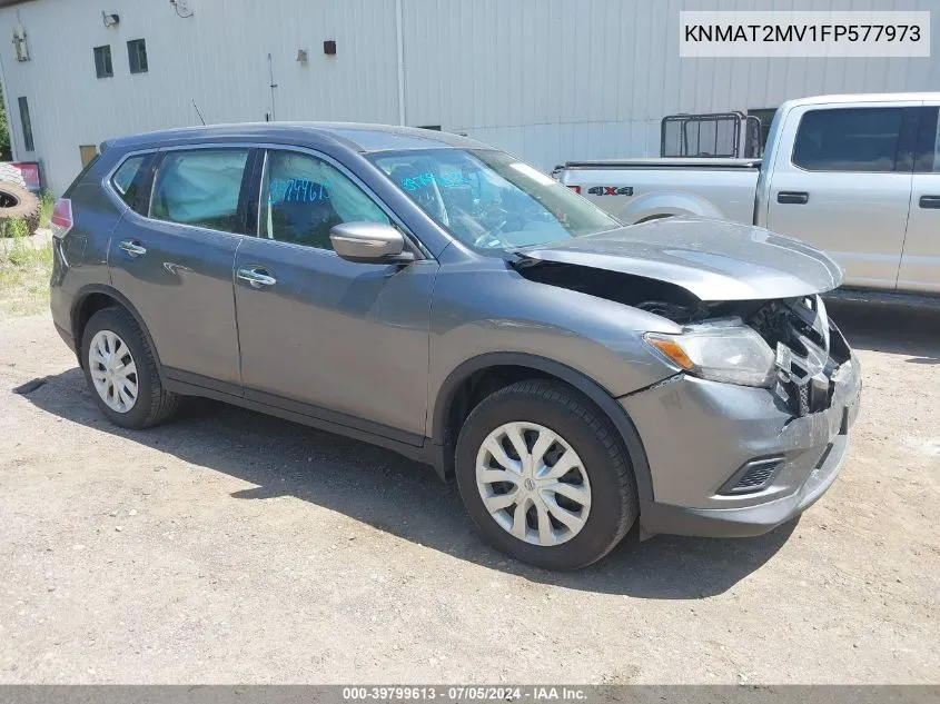 2015 Nissan Rogue S VIN: KNMAT2MV1FP577973 Lot: 39799613