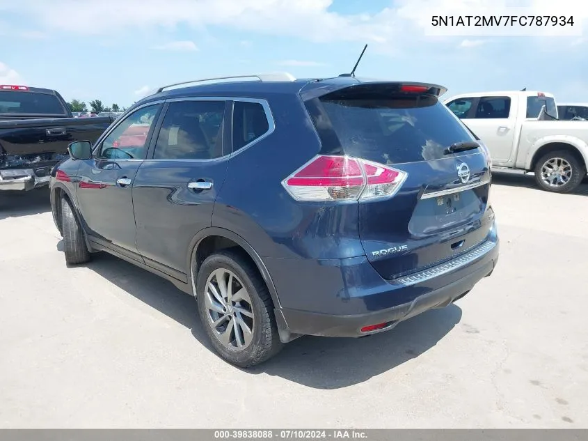 5N1AT2MV7FC787934 2015 Nissan Rogue Sl