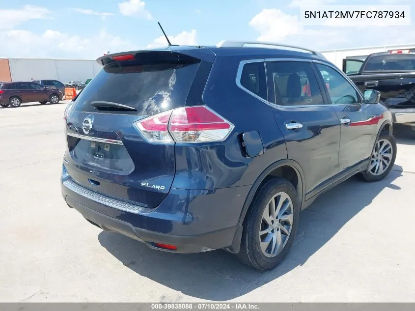 5N1AT2MV7FC787934 2015 Nissan Rogue Sl