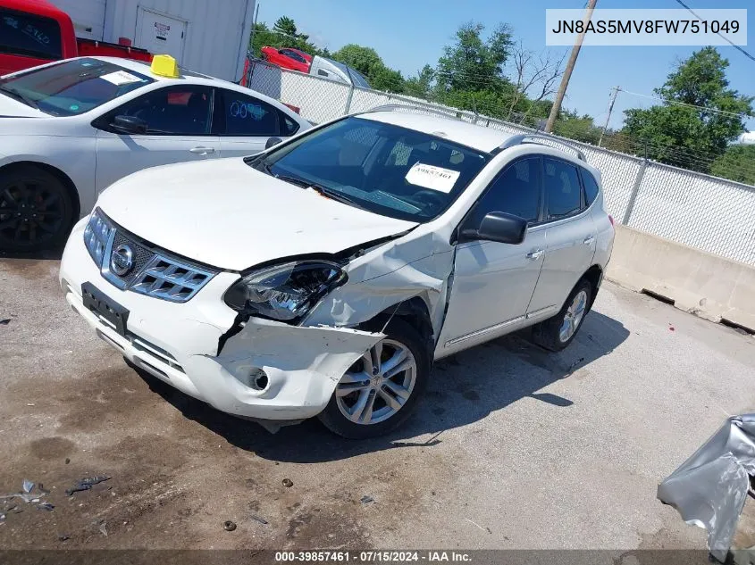 JN8AS5MV8FW751049 2015 Nissan Rogue Select S