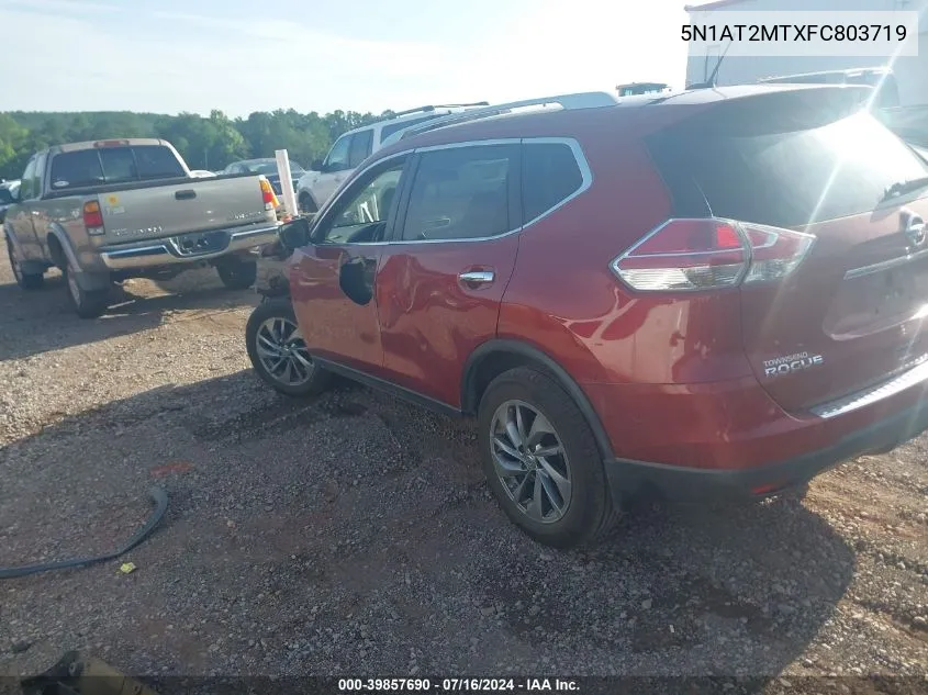 5N1AT2MTXFC803719 2015 Nissan Rogue Sl