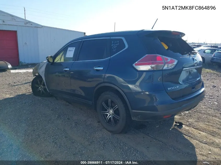 5N1AT2MK8FC864896 2015 Nissan Rogue S