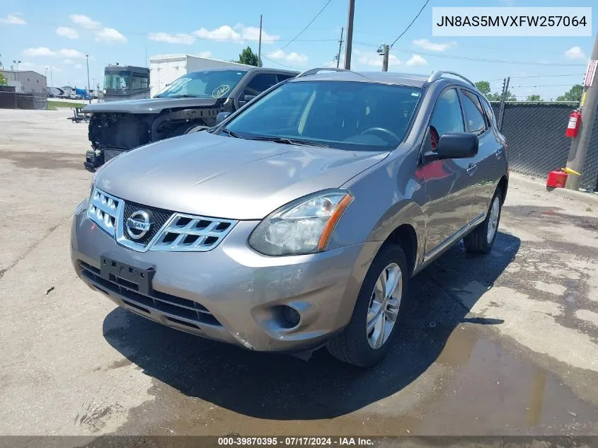 2015 Nissan Rogue Select S VIN: JN8AS5MVXFW257064 Lot: 39870395