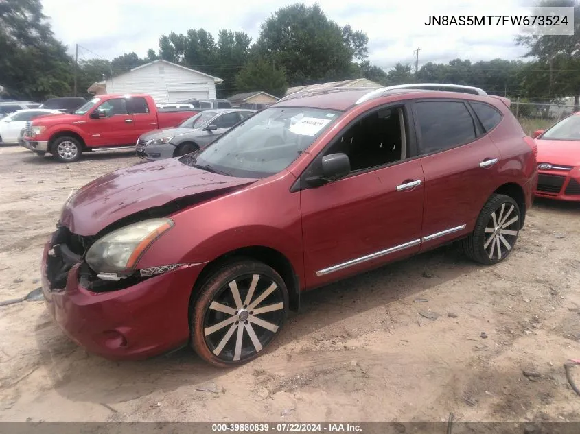 2015 Nissan Rogue Select S VIN: JN8AS5MT7FW673524 Lot: 39880839