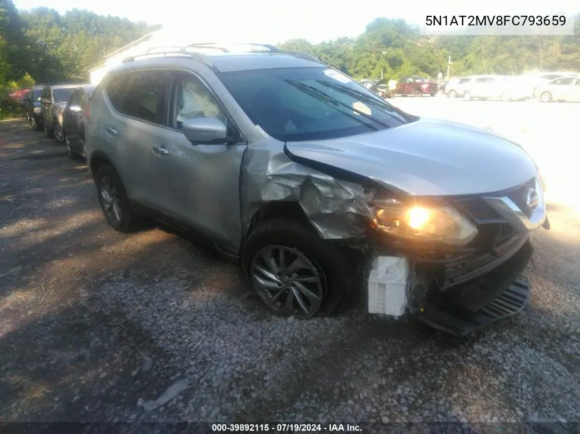 2015 Nissan Rogue Sl VIN: 5N1AT2MV8FC793659 Lot: 39892115