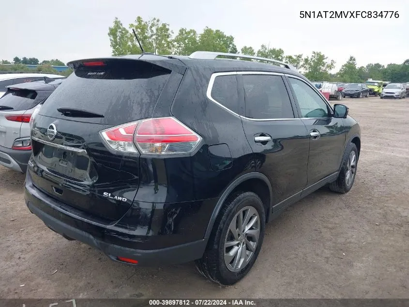 5N1AT2MVXFC834776 2015 Nissan Rogue Sl