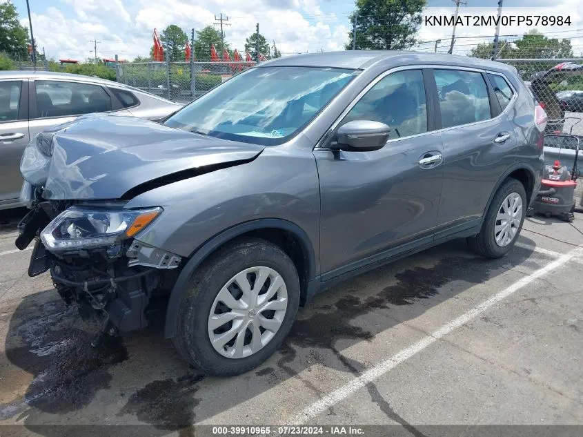 KNMAT2MV0FP578984 2015 Nissan Rogue S