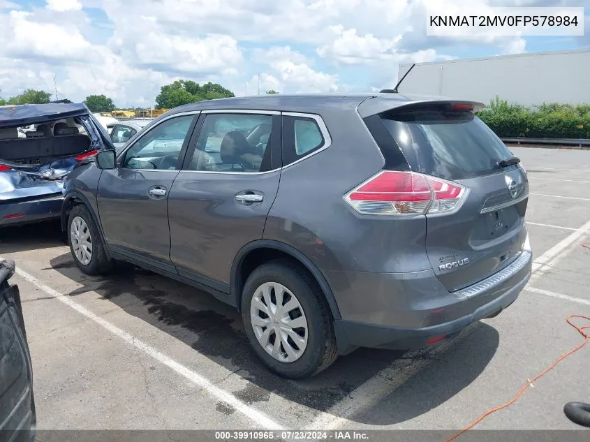 KNMAT2MV0FP578984 2015 Nissan Rogue S