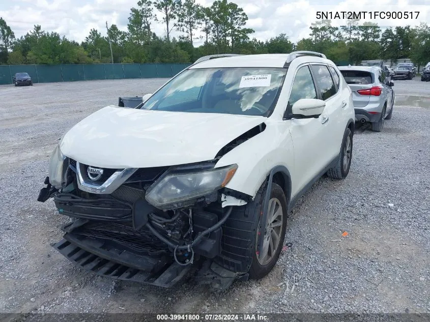 2015 Nissan Rogue Sl VIN: 5N1AT2MT1FC900517 Lot: 39941800