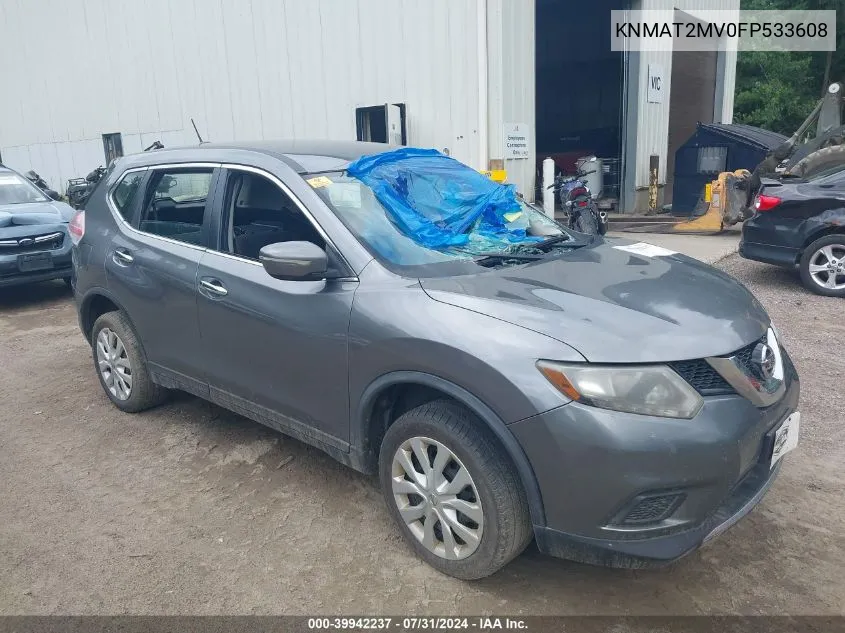 KNMAT2MV0FP533608 2015 Nissan Rogue S