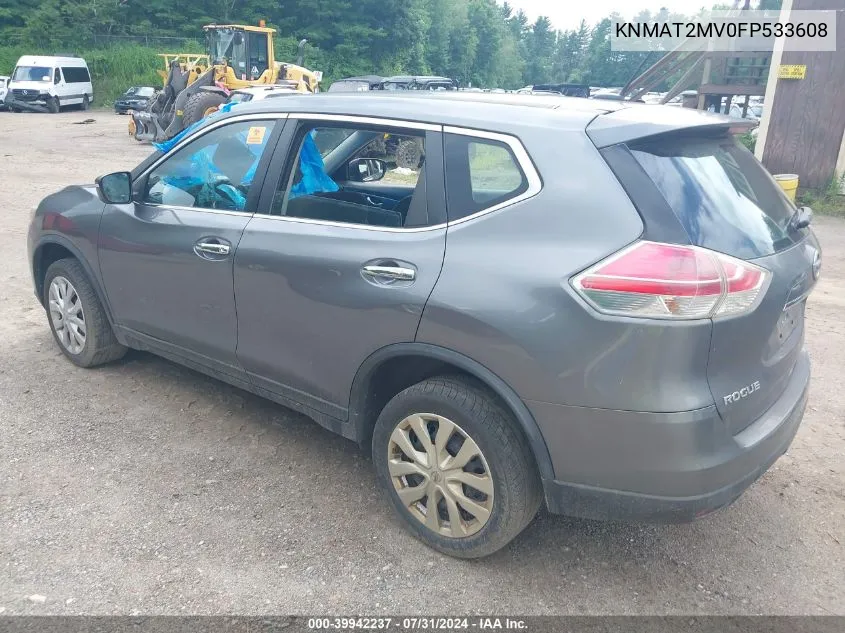 KNMAT2MV0FP533608 2015 Nissan Rogue S