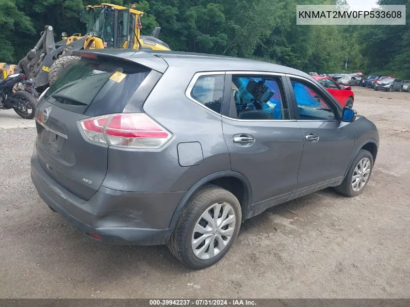 KNMAT2MV0FP533608 2015 Nissan Rogue S