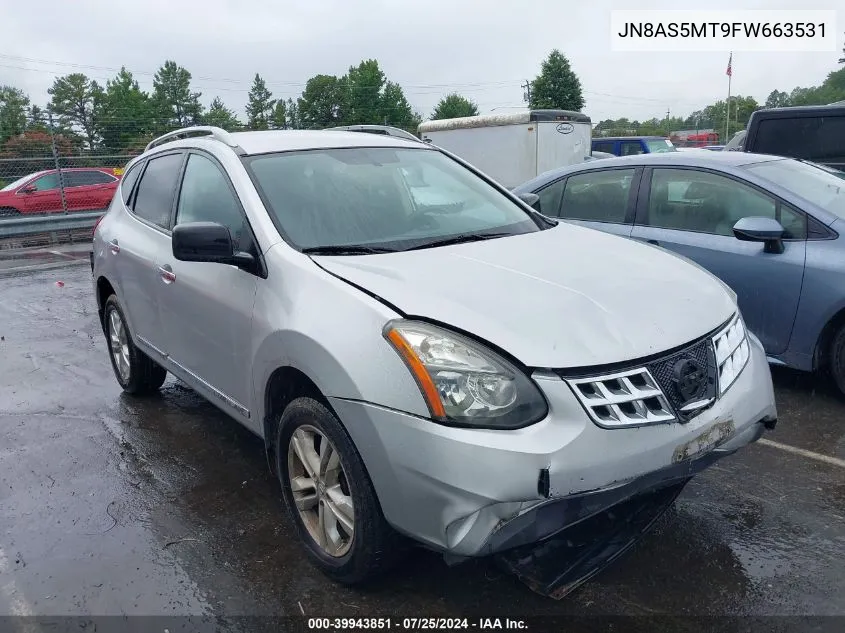 2015 Nissan Rogue Select S VIN: JN8AS5MT9FW663531 Lot: 39943851