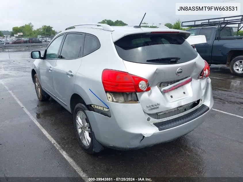 JN8AS5MT9FW663531 2015 Nissan Rogue Select S