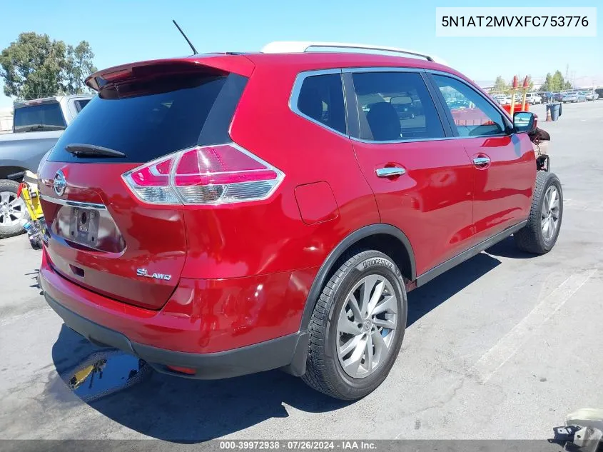 5N1AT2MVXFC753776 2015 Nissan Rogue Sl