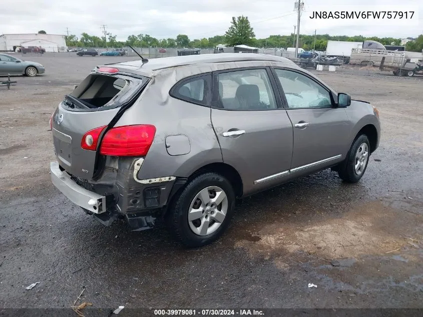 JN8AS5MV6FW757917 2015 Nissan Rogue Select S