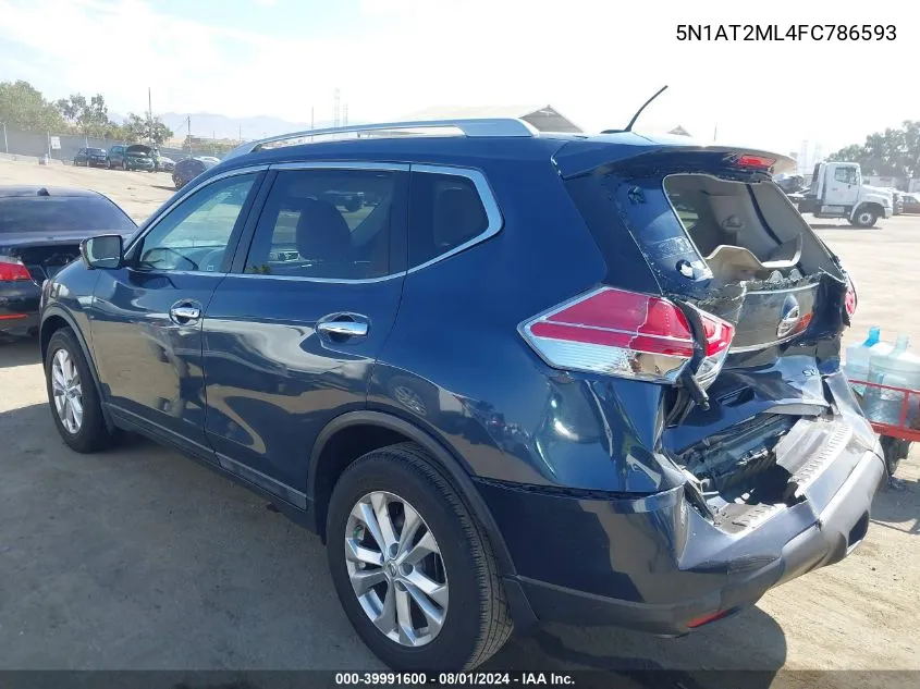 5N1AT2ML4FC786593 2015 Nissan Rogue Sv