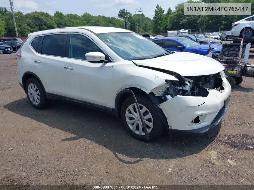 2015 Nissan Rogue S VIN: 5N1AT2MK4FC766447 Lot: 39997831